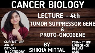 TUMOR SUPPRESSOR GENE AND PROTOONCOGENE  CANCER BIOLOGY CSIRNET JRF LIFESCIENCE [upl. by Strohbehn]