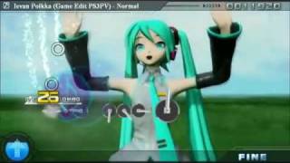 Hatsune Miku  Ievan Polkka Project Diva MMD [upl. by Melly885]