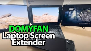 Unboxing the DOMYFAN 14” Laptop Screen Extender [upl. by Nylodnew]