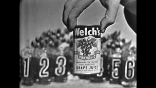 Welchs Grape Juice 🍇 vintage commercial 1953 [upl. by Eirdua837]