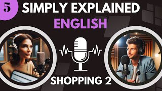 Learn English with conversation  Intermediate  SHOPPING 2  Episode 5 [upl. by Eelnyl]