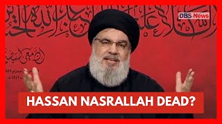 BREAKING Hezbollah Leader Hassan Nasrallah Possibly Killed in Israeli Airstrike [upl. by Vaules337]