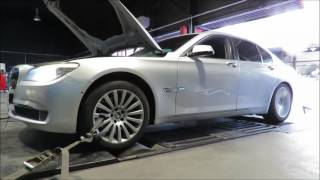 2011 BMW F01 730d Mars ECU Tune Dyno Test 291HP [upl. by Oirromed]