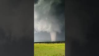 JAW DROPPING tornado filmed near Olustee Oklahoma [upl. by Siladnerb]