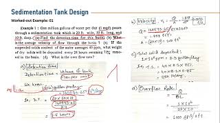 sedimentation tank design [upl. by Ahseinad]