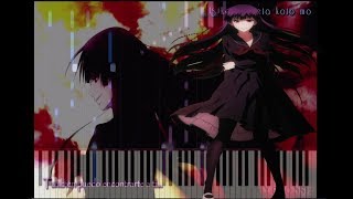 Tasogare Otome X AmnesiaDusk Maiden of Amnesia Opening  Choir Jail Konomi Suzuki Piano Synthesia [upl. by Margarethe]