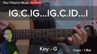 သို့အတိတ်က  Joy lay Guitar chord အလွယ်တီးနည်း [upl. by Nairot769]