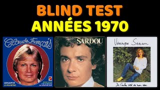 BLIND TEST ANNÉES 1970  Variété Française 20 extraits [upl. by Lielos201]