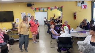 NY State Senator Liz Krueger Visits Carter Burden Roosevelt Island Older Adult Center [upl. by Ahseinar252]