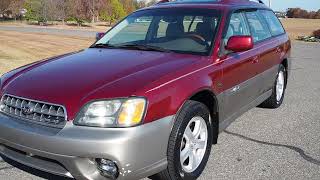 Man this thing rides that nice  2004 Subaru Outback LL Bean Edition 30 H6  Sold [upl. by Gefell660]