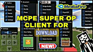 Best  Minecraft PE 12144 Hack Client 2024  MCPE OP HACK CLIENT FOR 120 [upl. by Rustin]