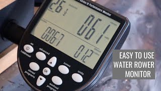 QUICK GUIDE How to use WaterRower S4 Monitor [upl. by Are844]