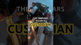 The Black Templars Killed a CUSTODIAN  Warhammer 40k Lore Explained warhammer40k [upl. by Anirbes]