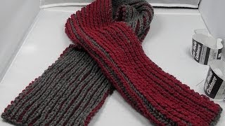 Stricken  Patentmuster in zwei Farben EINFACH von Veronika Hug [upl. by Aisetal810]