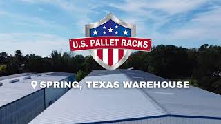 US Pallet Racks Warehouse Drone Tour [upl. by Elena]