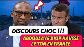 Abdoulaye Diop Sadresse De Manière Froide à la France [upl. by Nora]