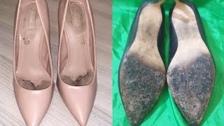 Well worn and footprints of heels shoes and flat sandals mix video [upl. by Zaraf]