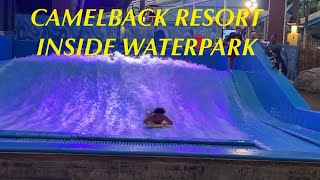 Water Park Water Adventure  Trip Vlog Camelback Resort Pennsylvania Summer Vacation  Flow Rider [upl. by Yhtir482]