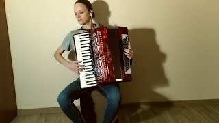 Monika Linkytė amp Leon Somov  Dūšia accordion cover [upl. by Eirised]