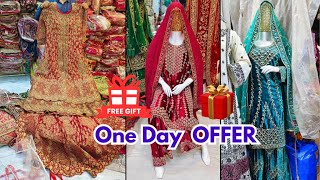 One Days OFFER Hyderabad Khada Dupatta Tail Cut Gown Sharara Bridal Expo OFFER [upl. by Joanne]