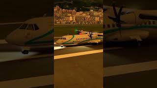 Air Dolomiti ATR Landing Innsbruck Airport Plane Spotting  World Of Airports  game [upl. by Cherye]