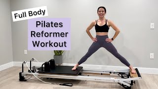 Pilates Reformer Workout  Intermediate  Full Body [upl. by Soilissav]