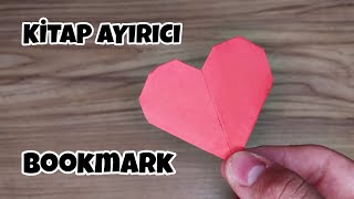 Kağıttan kitap ayracı yapımı  Kitap ayracı [upl. by Genevieve490]