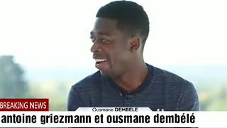 Griezmann et Dembélé linterview la plus drôle du foot français [upl. by Kezer]