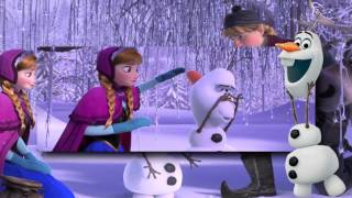 Frozen  Anna And Kristoff Meet Olaf Finnish HD [upl. by Shevlo]