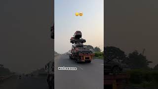 Subscribe 1k subs car tower on truck car truck tower vfx 3d [upl. by Caspar]