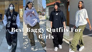 Best Baggy Outfits For Girls  Aesthetic Fashion [upl. by Niki]