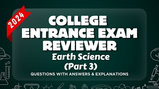 COLLEGE ENTRANCE EXAM REVIEWER 2023  EARTH SCIENCE  PART 3  w answers UPCAT ACET DCAT USTET [upl. by Mian582]