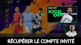 Comment récupérer votre ancien compte invité dans FC Mobile nouveau [upl. by Barhos]