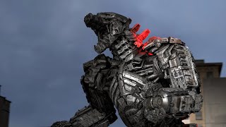 Mechagodzilla 2021 super charged ROAR SFM [upl. by Adnahsor824]