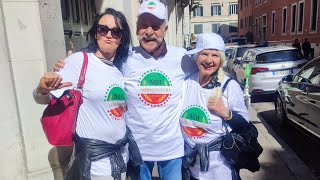 Teatro Quirino Roma Gli AGRICOLTORI e pescatori presentano la loro lista per le elezioni europee [upl. by Osnofedli]