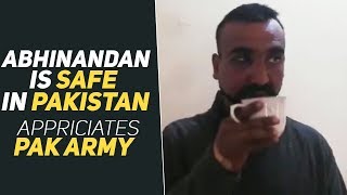 EXCLUSIVE VIDEO  IAF Wing Commander Abhinandan Varthaman Is Safe In Pakistan Custody [upl. by Grimbald]