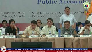 PUBLIC HEARING OF THE HOUSE QUADCOMMITTEE  BACOLOR PAMPANGA [upl. by Leamsi]