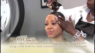 Salon Pro 30 Sec  Weave Wonder Wrap  Weave amp Extension Kit Instructional Video [upl. by Russo85]