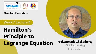 Lec 25 Hamiltons Principle to Lagrange Equation [upl. by Ewan163]