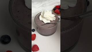 Quick and Easy Berry Mousse  No gelatin no cornstarch easyrecipes [upl. by Eirtemed]