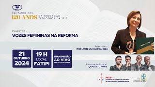 Palestra Vozes Femininas na Reforma [upl. by Novyat]