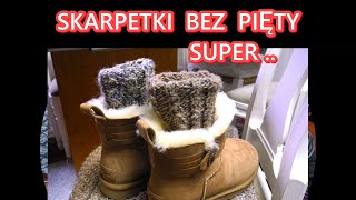 SKARPETKI na DRUTACH BEZ PIĘTY KROK PO KROKU DLA POCZĄTKUJĄCYCH PROSTE SKARPETY 1 CAŁY FILMNr232🧡💥 [upl. by Kyred]