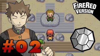 Lets Play Pokemon FireRed  Part 2  Pewter Gym Leader Brock [upl. by Nezah]