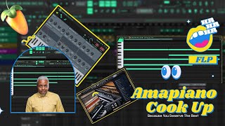 FLP FL Studio Amapiano Tutorial How to Create Private School like DJ Jaivane x MDU aka TRP [upl. by Asereht]