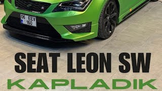 Seat leon Sw kapladık  10oto [upl. by Sang]