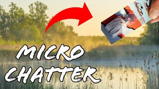 MICRO CHATTERBAIT Fishing for Bass Winter Fishing HACK [upl. by Kopaz81]