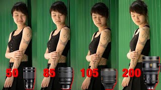 The ULTIMATE Nikon Portrait Prime Lens SHOOT OUT 50 85 105 200 [upl. by Rediah]