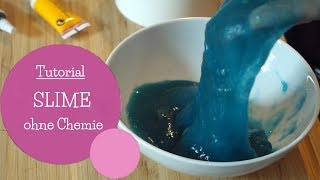 SLIME selber machen  ohne Chemie  nur natürliche Zutaten  DIY Anleitung  mommymade [upl. by Atilef876]