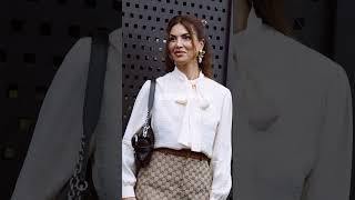 Negin Mirsalehi Gucci SS24 Show Milan Fashion Week [upl. by Vittorio]