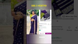 Meesho saree haulsai prasanna saree collectionmeesho haul trending saree viralvideo meesho [upl. by Anabelle]